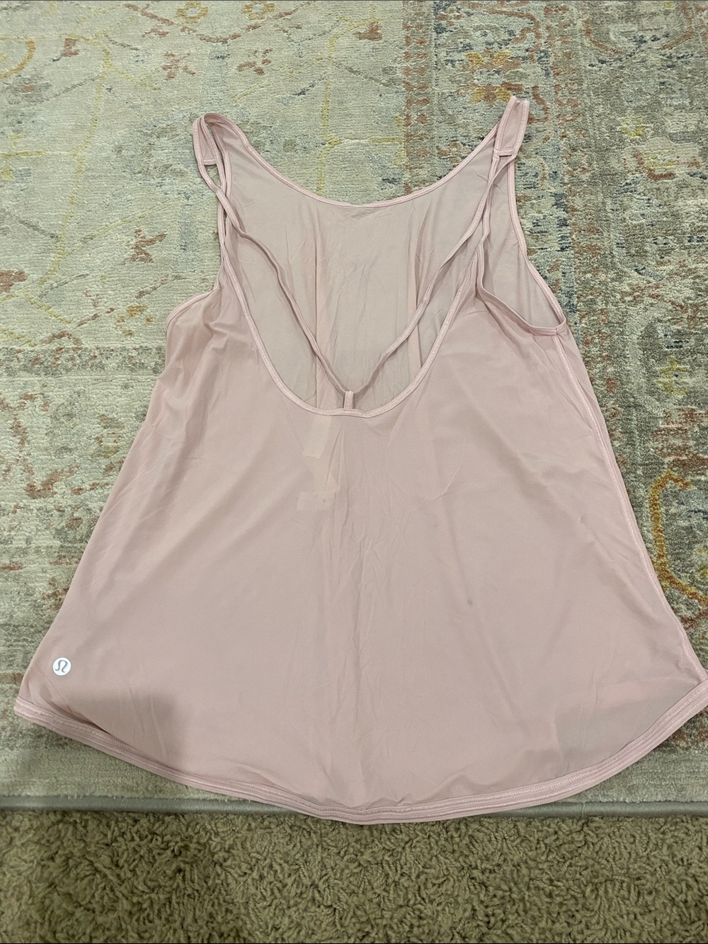 lululemon athletica Blush Pink Scoop-Back Tank